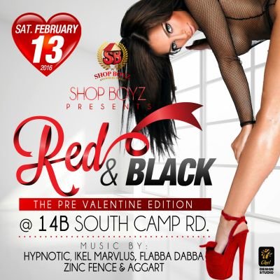 True to it coz mi nuh new to it!! Shopboyz Red&BlackAffair #pt2 @14bSouthCampRd,KGN is the most anticipated event  for Feb 2016. The 13th!!!!!#BePrepared