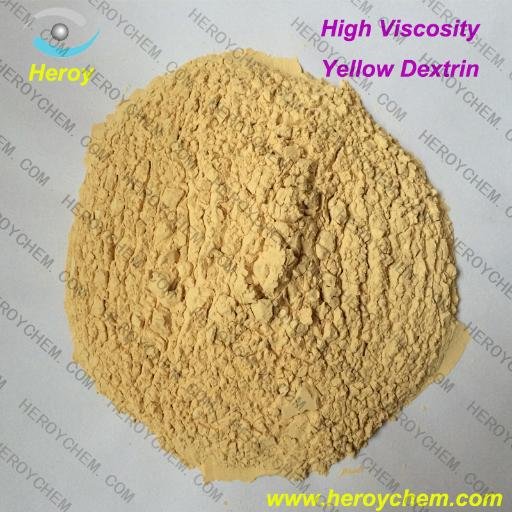 Heroy offers yellow dextrin chemical powder in a wide variety to suit any requirements from clients. High quality and viscosity which will help you save 20%.