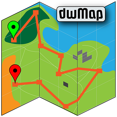 dwMap & routeCourse: Download route maps to your Garmin Venu, Vivoactive, Fenix, Forerunner watch or Garmin Edge GPS