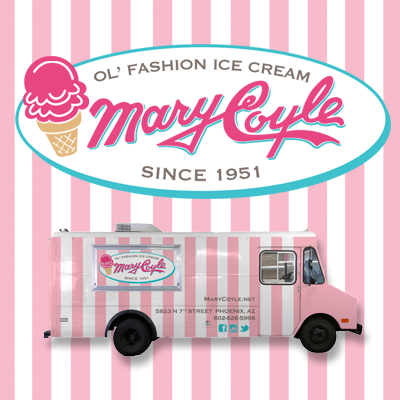 Mary Coyle ice cream has been a staple for the families in Phoenix since 1951. Now we've gone mobile! Bringing the ice cream to you!!