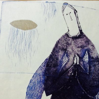 poisson_davril's profile picture. オハヨウゴザイマス。コンニチハ。版画作って、イラストも時々する、柿﨑かずみです。