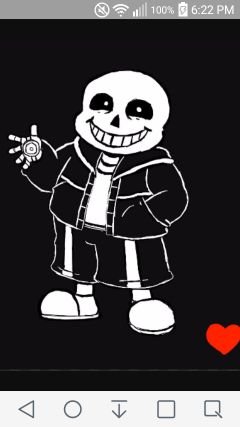 The joke telling skeleton who also is the sentury of The Underground keeping watch for any humans who try to come down here