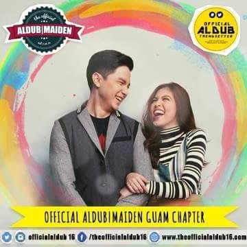 GUAM CHAPTER OF OFFICIAL ALDUBMAIDEN @officialaldub16 | @aldenrichards02 | @mainedcm |