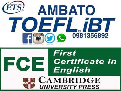 TOEFL IBT/FCE
100% speaking classes!