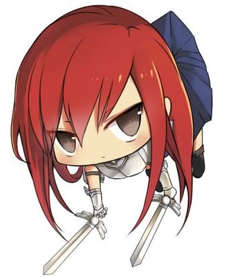 Erza Plushlet ∽ ♜ T i t a n i a ♜ ❝Nobody touch my strawberry cake!❞ #FTRP #FairytailPlushies Belongs to @NatsuofFire