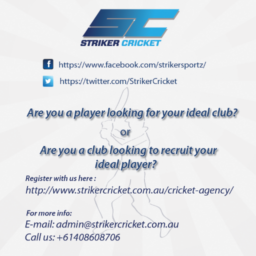 Striker Cricket - Your Complete Cricket Solution.
#Strikercricket is a new, up & coming #cricket company specialising in placing cricketers abroad.