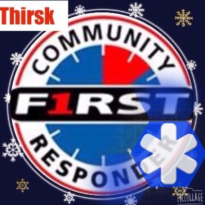 We are a group of volunteer community first responders trained by YAS to respond to emergency and life threatening calls within Thirsk #CFR #CPRsavesLives