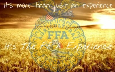 Just trying to get the word out about a wonderful organization! Go FFA!! Instagram: theffaexperience