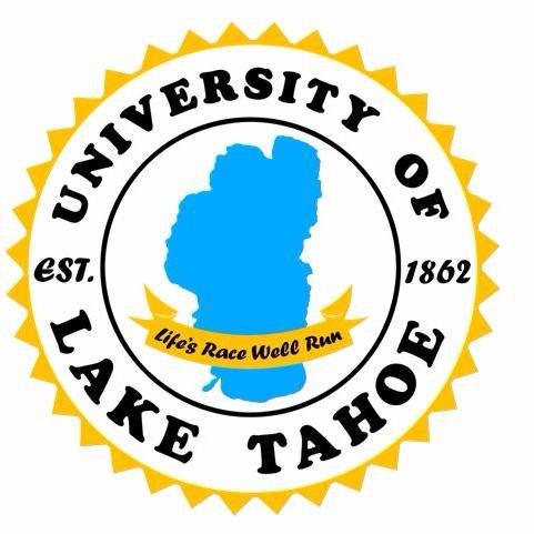 Lake Tahoe's University of FUN! Anyone that loves the Lake Tahoe area, like we do, is part of our wonderful alumni. Wear your school apparel with pride.