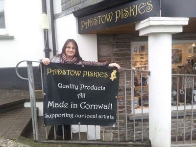 We are an independent, family run shop in Padstow. We sell a wide variety of quality unique handmade products from local Cornish Artists and Crafters.