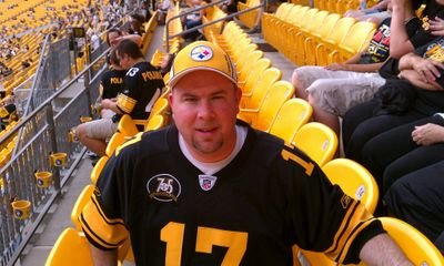 I bleed black and yellow from my love of the Steelers, Pirates, and Pens, with a hint of blue for BYU and WVU...