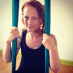 SaraFilsethYoga's profile picture. Aerial Yoga & Vinyasa Ashtanga Yoga teacher, yoga enthusiast, dog walker, cat sitter, coffee lover, shares home with a rescued greyhound & two black cats.