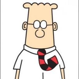 #Dilbert es una serie animada de finales de 90 con un humor ácido y mordaz que parodia la vida de un #ingeniero normal y corriente. Si quieres reirte, síguenos.