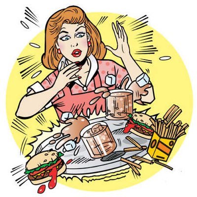 I'm a somewhat bitter server who likes to take her frustrations out on Twitter