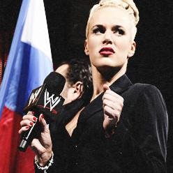 Dominating anyone who steps in my path, one by one. They all fall. Want to find our for yourself? [@LanaWWE.]