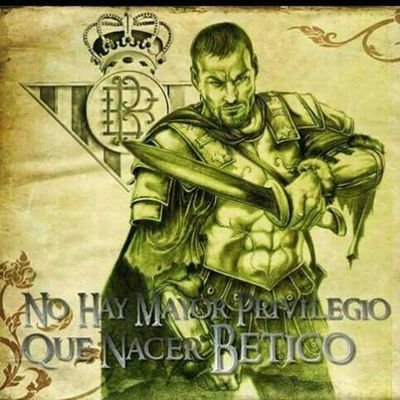 Verdes tengo los ojos, verde sentimiento, verde esperanza, verde pasión, verdes son los colores del R. BETIS de mi amor.