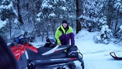 Nicole Rolfes diagnosed with MS in Jan, 2012 riding 1100kms of trails on snowmobile across Saskatchewan from Goodsoil to Yorkton all funding going to MS Society