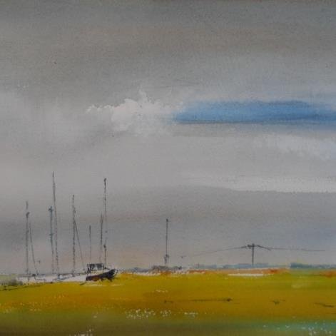 artist,in oils and watercolours, work now in the Bricktree Gallery. Tealby ,Linc's