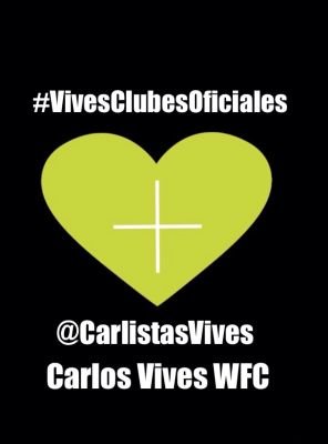 @CarlosVives Official World Fans Club - uniendo fans. CarlistasVives@hotmail.com