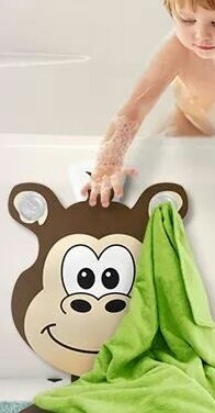 The only patented mat made to safely dry your child after bath time! These clever mats hold the towel for you - freeing your hands to safely dry your child.