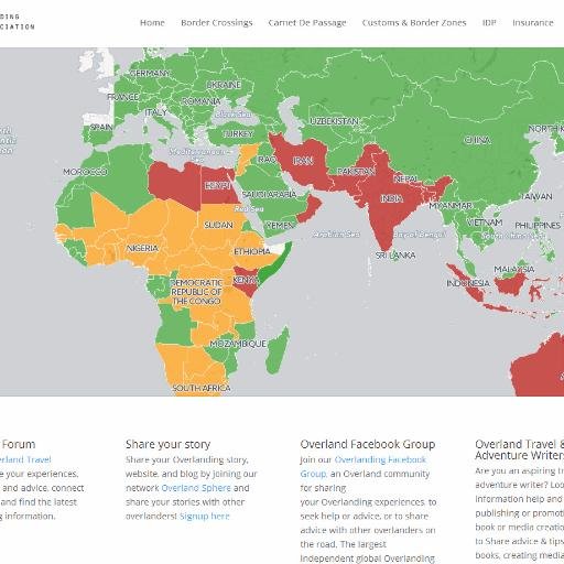Promoting, Educating and Supporting #Overland #Travellers Globally - #Overlanding