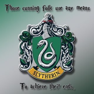 Slytherins are not bad , the society is !