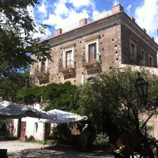 Country hotel in Sicily on Etna volcano, 25 km from Taormina and 25 from Catania (airport). It's an ancient country mansion with 50.000 square metres of garden.