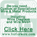 Specialty products include wire displays and racks, custom wire baskets, welded wire forms, and welded wire mesh, our largest industrial product.