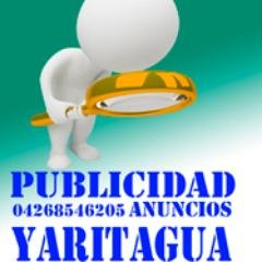 Cuenta oficial de publicidad en Yaritagua, servicios, productos y muchas cosas mas de yaritagua