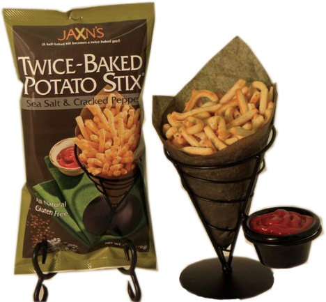 JaxnsPotatoStix's profile picture. Jaxn's Twice-Baked Potato Stix® are a healthier alternative to other snacks. Gluten free, All Natural, Preservative Free and full of FLAVOR!