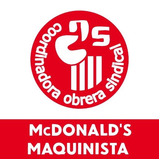 Secció Sindical de la COS a McDonald's Maquinista.
