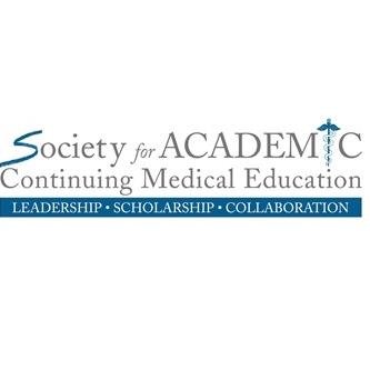 The Society for Academic Continuing Medical Education is a nonprofit organization promoting the scholarship of continuing medical & interprofessional education.