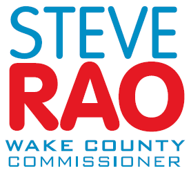 Steve Rao, Democratic candidate for Wake County Commissioner.