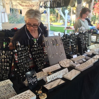 our 25th year. We sell sports jewelry, fine jewelry, custom orders, custom state champ rings. Headbands, sunglasses, city socks