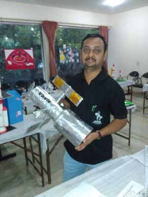 Hindustan Aeronautics Limited; Engineer;visionary
promoter Space science & technology.
#kalpanayouthfoundation; public outreach; telescope maker; coordinator