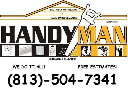 We do it all from painting and pressure cleaning. To bathroom remodels and screening. Located in Tampa Florida. Call Todd Sieben (813)-504-7341