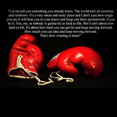 The Boxing ring - A place to begin again.