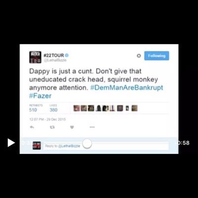 hacked.