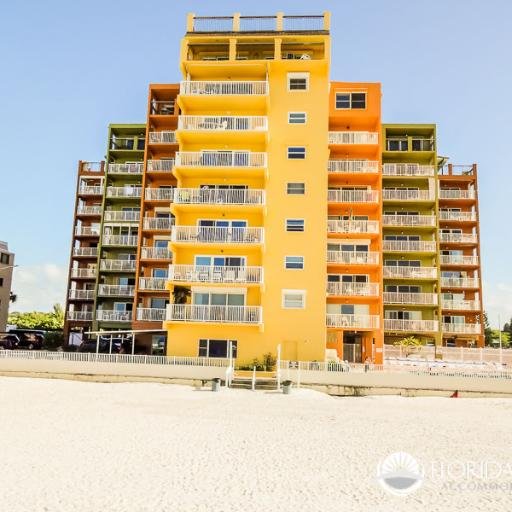 Holiday Villas III vacation condominiums. A great family destination on the soft white sands of Indian Shores, Florida. Your best friend on the beach!