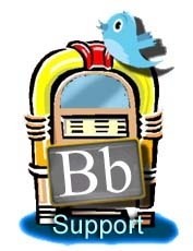 De term ©Supportjukebox is bedacht door @friszb, de NLBbUG http://nlbbug.e-learn heeft deze term geadopteerd en gezamenlijk Blackboard supportsingles gecreëerd.