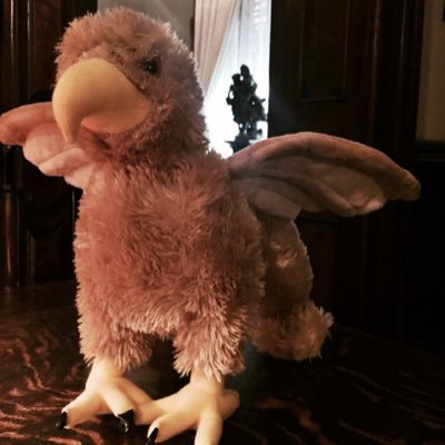 Phelps Mansion Museum mascot. Fan of the Gilded Age. Friend of Architect Isaac Perry and Judge Phelps. Mythological creature. Find me throughout the mansion!