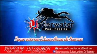 Reparaciones subacuaticas de piscinas, cel 304 679 3148