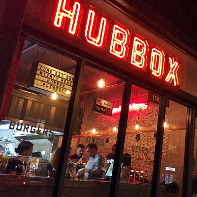 Burgers Dogs & Beers, Eat in or Takeaway. Tel: 01752 604759 #Hubbox