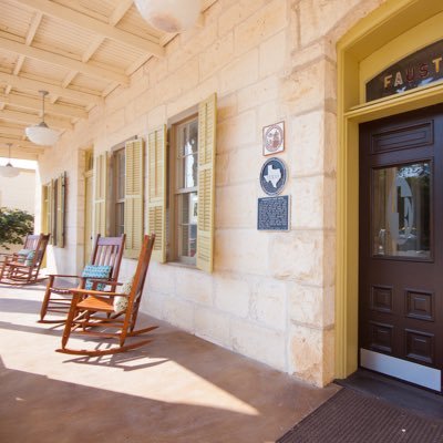 A historic boutique hotel located in the Hill & Wine country of TX. Original limestone hotel was built in 1880. A gem then & now! Architect: Alfred Giles.