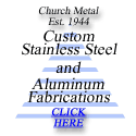 Church Metal Spinning, an OEM supplier, utilizes our skills in metal spinning, laser cutting, fabrication and welding to provide complete parts and assemblies.