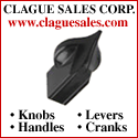 ClagueSales's profile picture. Clague Sales Corp. is a distributor of plastic knobs, cranks, levers, appliance feet, plastic knobs for utility, electronic and instrument control.