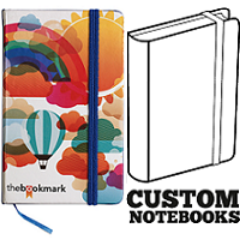 100's of Notebooks, orderable online custom branded with your logo / design