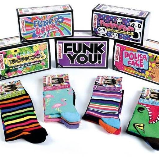 Banish Boring Socks Forever! 
Home of the best-selling The Sock Exchange Weekend and Foot Kandy, plus many more 'Oddly Different Sock' oddsock gifts for all!