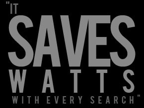 SavesWatts's profile picture. Every search saves energy.