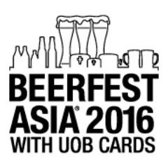 Use #BFA2016 #beerfestasia in your tweets. Beerfest Asia 2016 is returning from 16 - 19 June at Marina Promenade, Singapore.